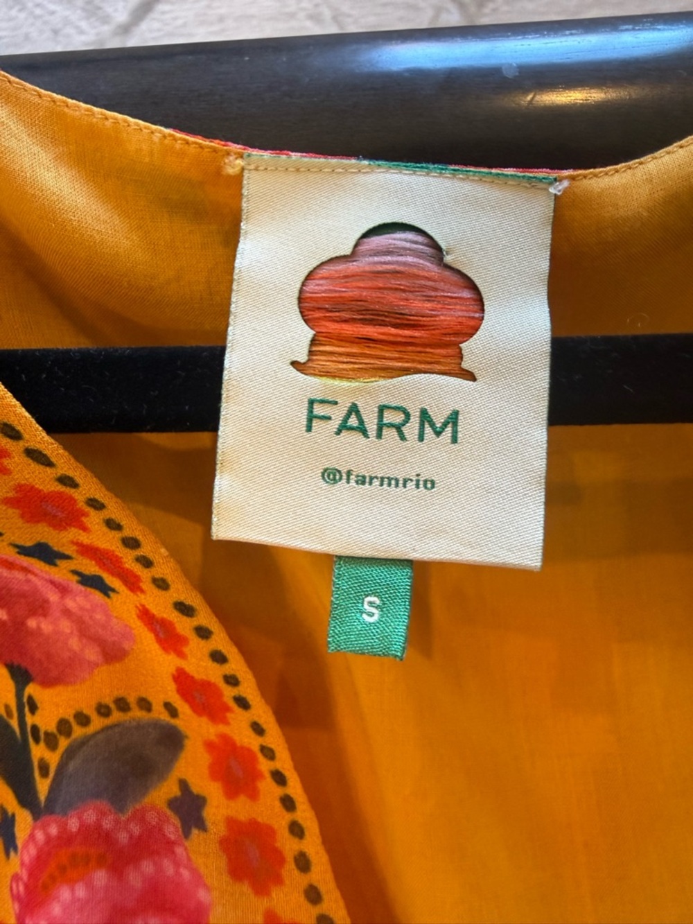 FARM Rio Yellow Floral Maxi Dress